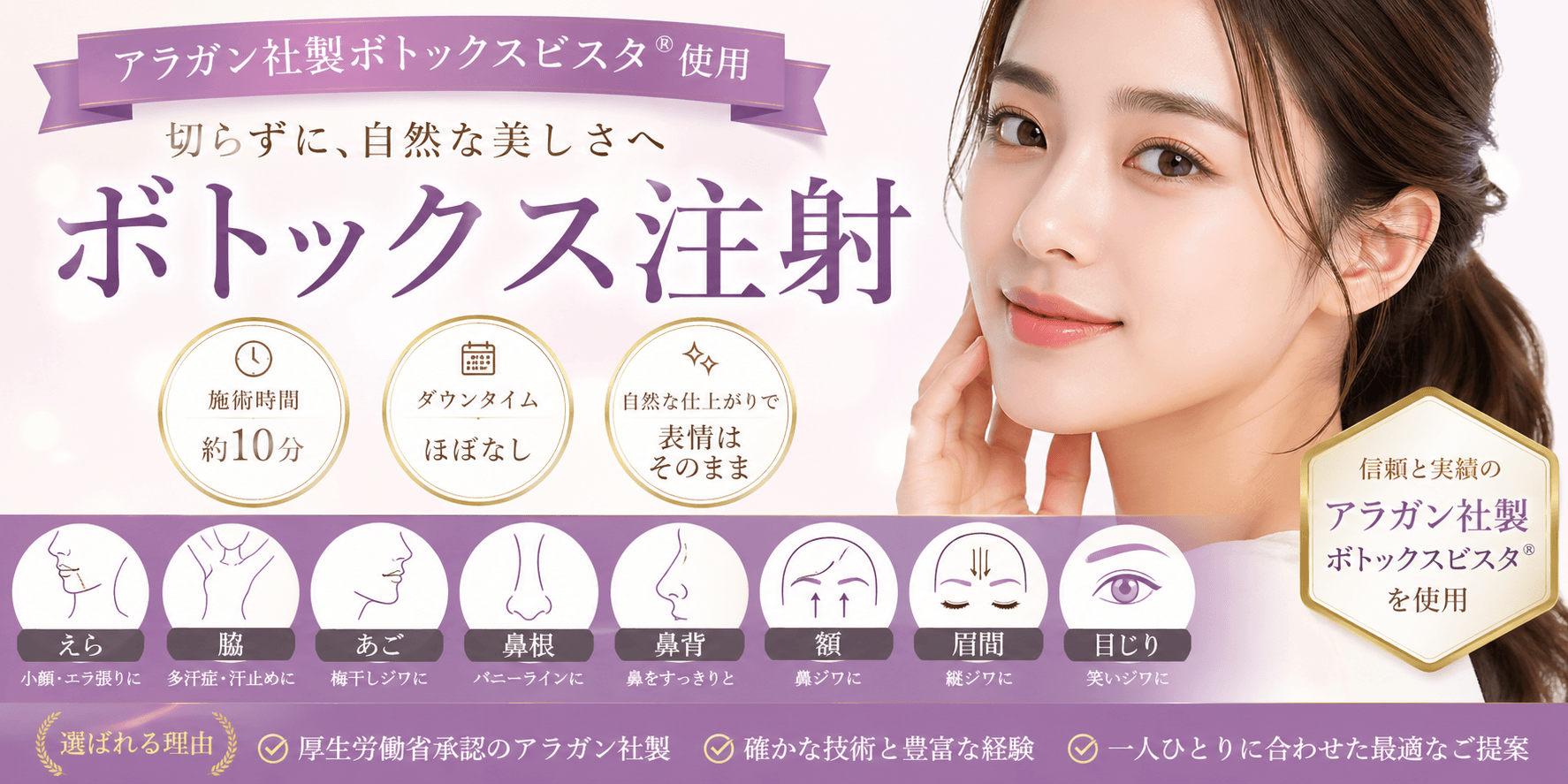 アラガン社製ボトックス
